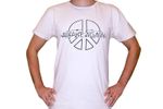 Awake Again - Peace Logo T - White