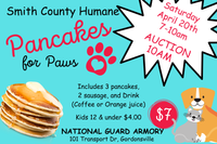 3rd Annual Pancake For Paws Breakfast 