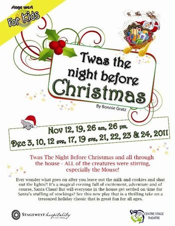 Twas The Night Before Christmas Stage West-Winter 2011
