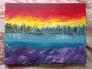 Rainbow Land and Skyscape (original 9x12" canvas)