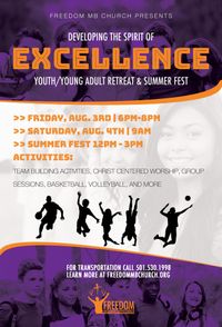 Developing the Spirit of Excellence Youth/Young Adult Retreat & Summer Fest