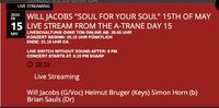 Live Streaming • Will Jacobs Band "Soul for Your Soul"