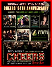 The Livesays at Cheers' 34th Anniversary Event