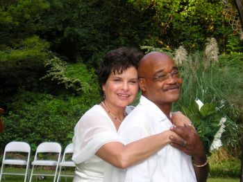with spouse, Lydia
