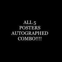 All 5 posters autographed!!!