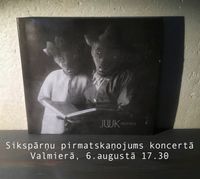 Albuma "Sikspārņi" pirmatskaņojums Valmieras vasaras teātra festivālā