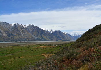 The River Flows On: Rangitata River Gorge from Summit of Mount Sunday
