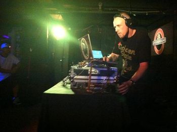 DJ Revolution at Dubland Underground in Rochester NY courtesy SNN Booking Dept, 2012
