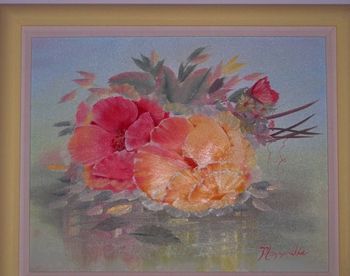 1980's (Private Collector) Floral Scene
