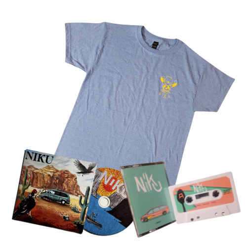 CD, Cassette, and T shirt bundle