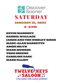 12 Keys Songwriter round hosted by "the" Dave Lenahan"   aka  squirrel train 