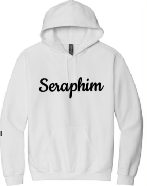 White SERAPHIM Hoodie - Benji Cortez