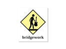 Crossing Sticker w/ Text