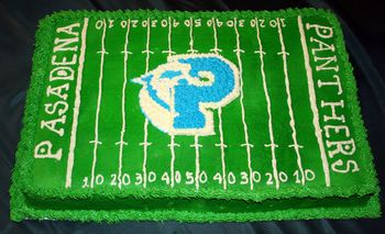 Cake for football party
