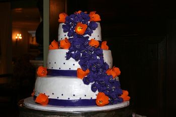 James and Diana Engler's wedding cake
