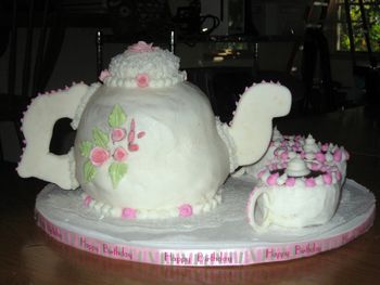 Teaparty Birthday Cake
