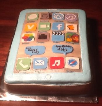iPhone cake
