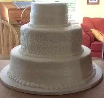 White Wedding cake
