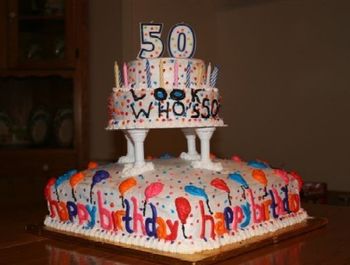 50th Birthday Cake
