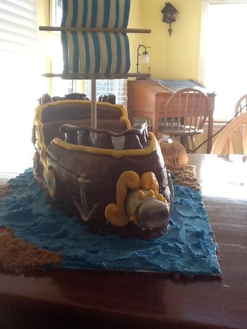 Jake and the Neverland Pirates cake
