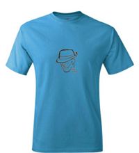 Teal T-Shirt with Dan May logo