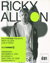 Major Stage Presents: RICKY ALLSON LIVE @ DROM