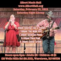 Saturday Night Lineup at Albert Music Hall