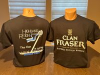 50% OFF,  HIGHLAND REIGN'S 2022 FESTIVAL SHIRT SPONSORED BY CLAN FRASER RESERVE WHISKY!!