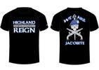 OUR NEW 2018 HIGHLAND REIGN FESTIVAL TSHIRT!!!!!  "WE ARE JACOBITE!" 2X-4X SIZES!!