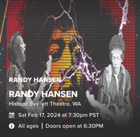 Randy Hansen @ Historic Everett Theater 