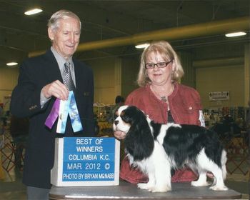 Mockingbird's Double Dutch, Winners Dog and Best Of Winners.
