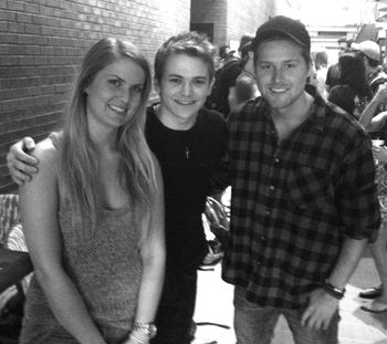 Ida Waerdahl, Hunter Hayes and Rick Mount
