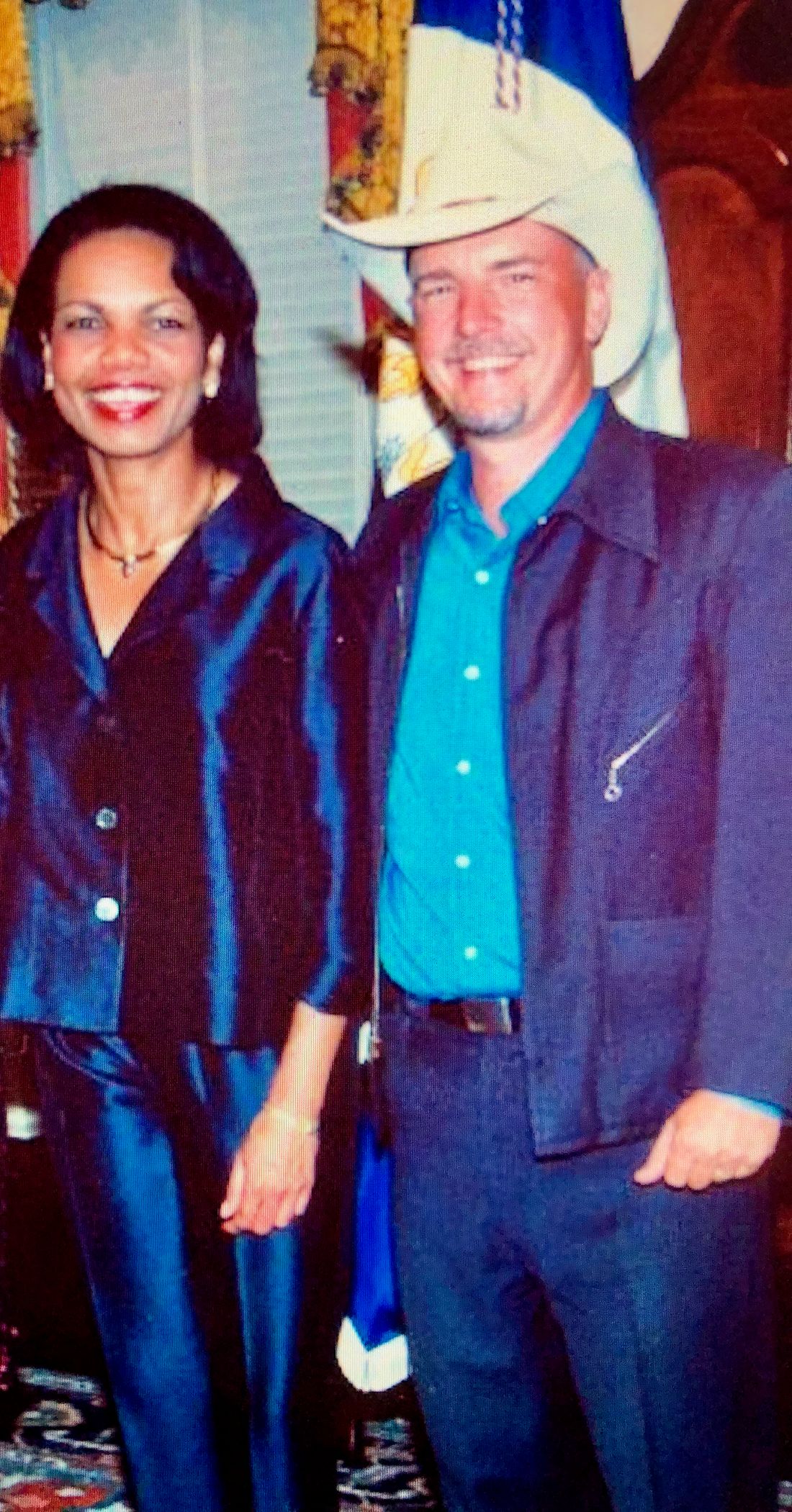 Condoleezza Rice and Wil Gravatt

