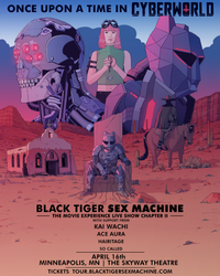 BLACK TIGER SEX MACHINE with Kai Wachi, Ace Aura, Hairitage, and SO CALLED