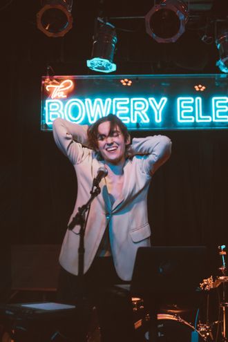 Medusa, an LGBT alt-pop musician, performing at Bowery Electric in New York