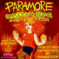 CATASTROPHE GIGS: Paramore + Simple Plan + Sum 41 tribute