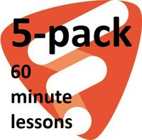 5-pack, 1 hour lessons