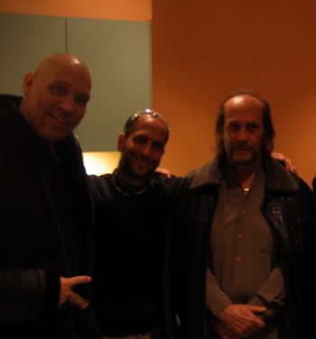 W/ producer J. Thompson and guitarist Paco de Lucia.
