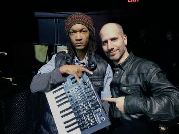 With Keyboardist James Hurts @ Bernie Worrell benefit Concert, NYC.ll
