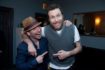With Jovanotti in Los Angeles (USA), after our performance.
