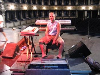 Soundcheck @ Teatro Cervantes, Malaga, Spain.
