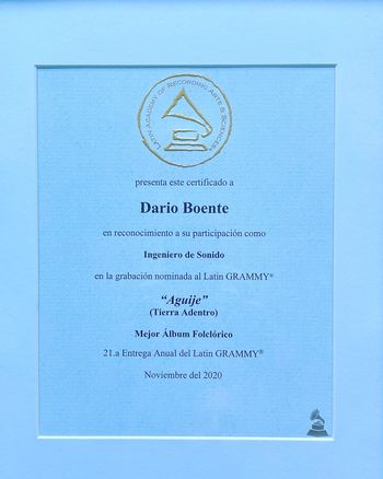 2019 Latin Grammy Nomination
