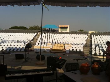@ Sound Check/ Tatamati Amphitheatre, India.
