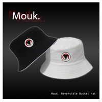 NEW!! Mouk. Logo Reversible Bucket Hat