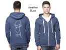 Cloud Cult Symbol Unisex Organic Full Zip Hooded Sweatshirt PRE ORDER