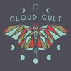 NEW! Cloud Cult " Moon Phase Moth" Grey Organic Cotton T-shirt