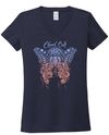 NEW! Cloud Cult "Metamorphosis Butterfly" Women’s Tri-Blend V-Neck Tee