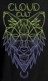 NEW! Geometric Wolf Organic T-Shirt - Black