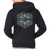 Cloud Cult "Metatron's Cube" Unisex Organic Full Zip Hooded Sweatshirt