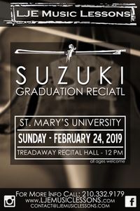 LJE Music Lessons presents: Suzuki Graduation Recital